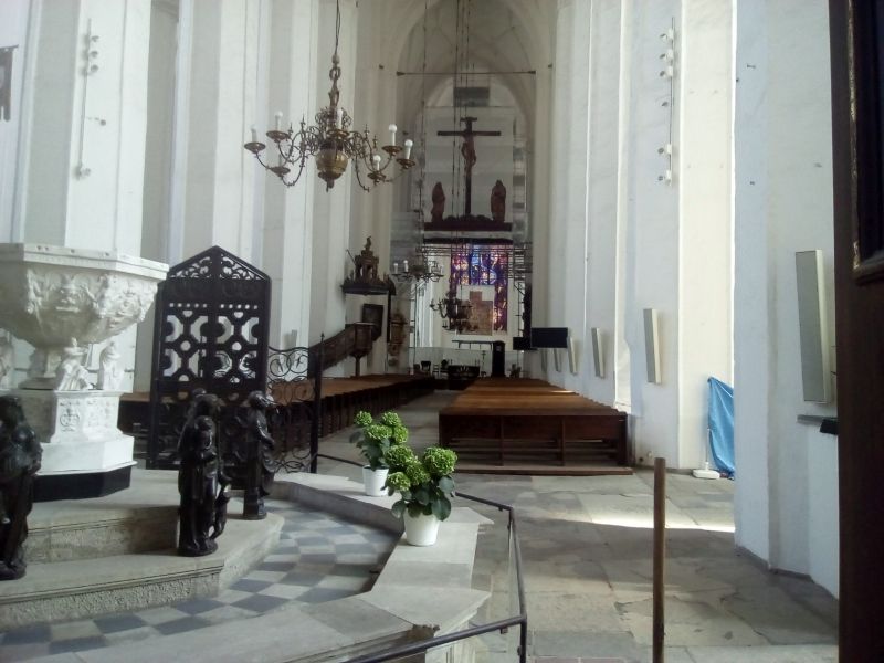 Interiér mariánské baziliky